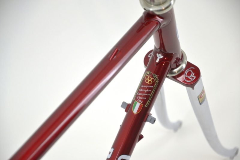 Vintage Pinarello Prestige road frame Candy Apple Red
