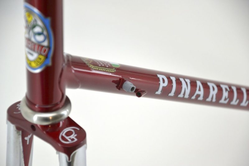Vintage Pinarello Prestige road frame Candy Apple Red