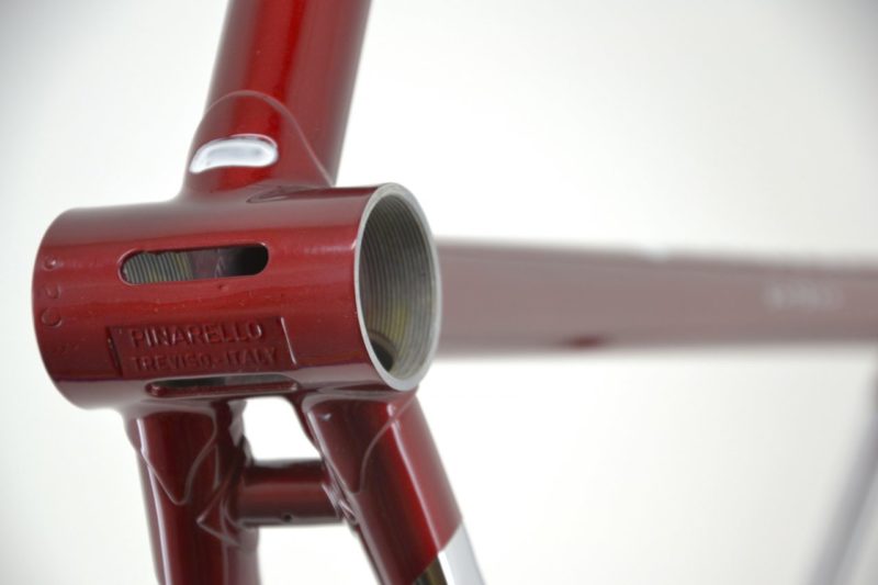 Vintage Pinarello Prestige road frame Candy Apple Red