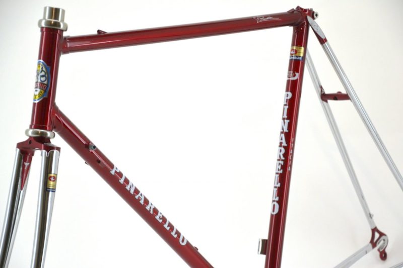 Vintage Pinarello Prestige road frame Candy Apple Red