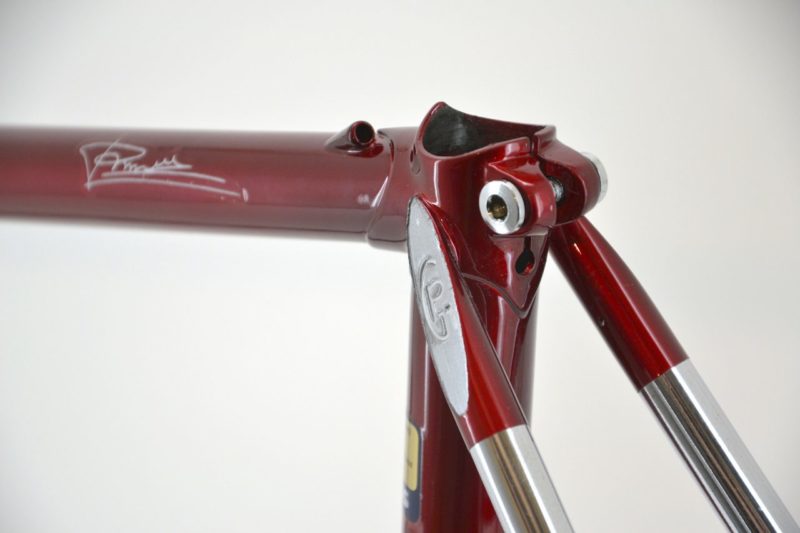 Vintage Pinarello Prestige road frame Candy Apple Red