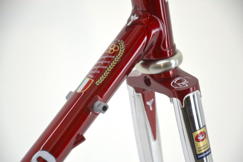 Vintage Pinarello Prestige road frame Candy Apple Red