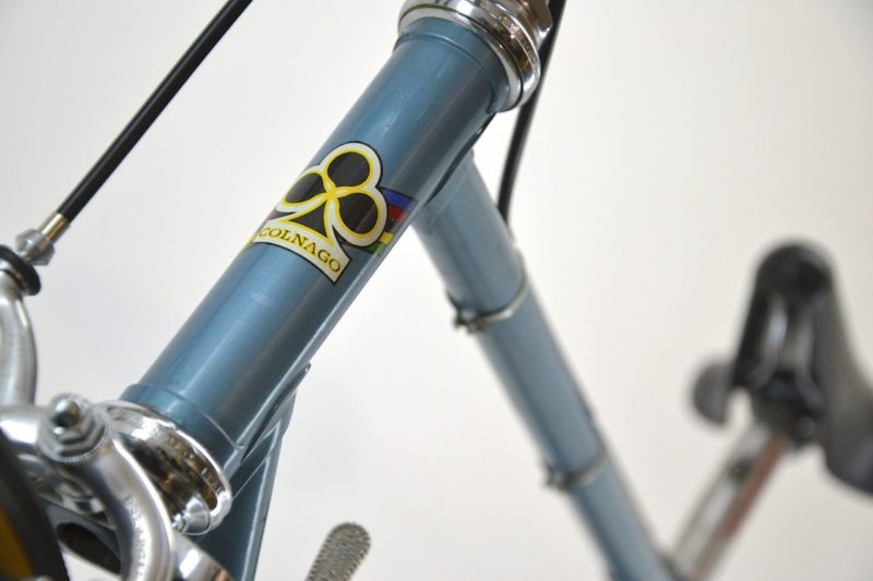 Vintage Colnago Super 1975 Road Bike Light Blue