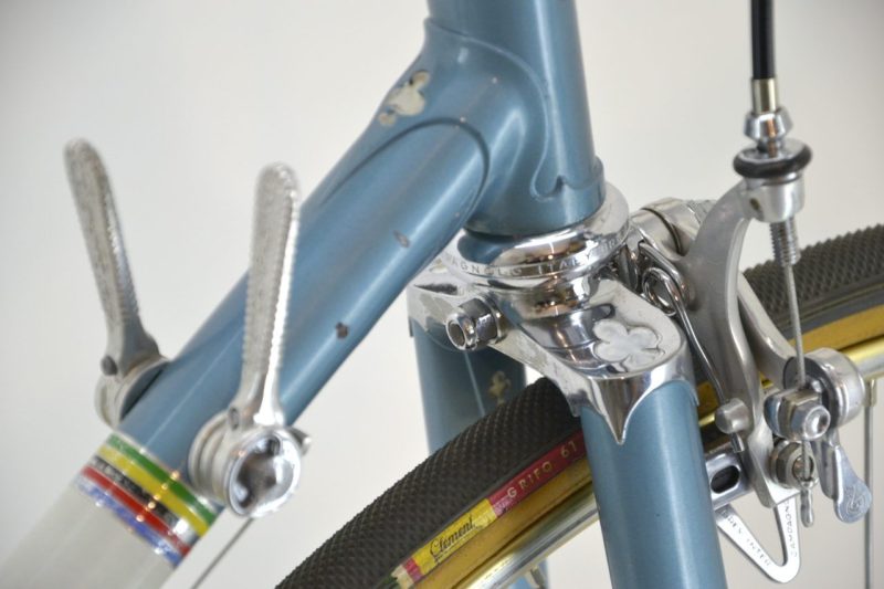 Vintage Colnago Super 1975 Road Bike Light Blue