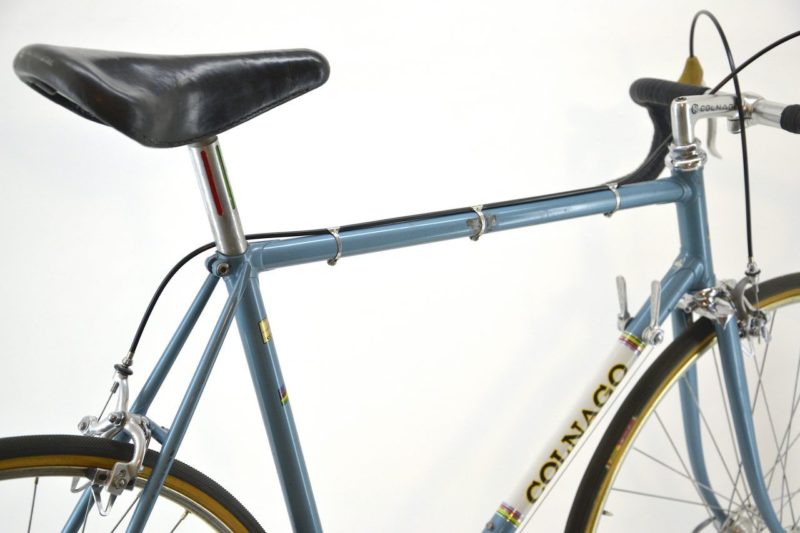 Vintage Colnago Super 1975 Road Bike Light Blue