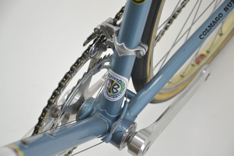 Vintage Colnago Super 1975 Road Bike Light Blue