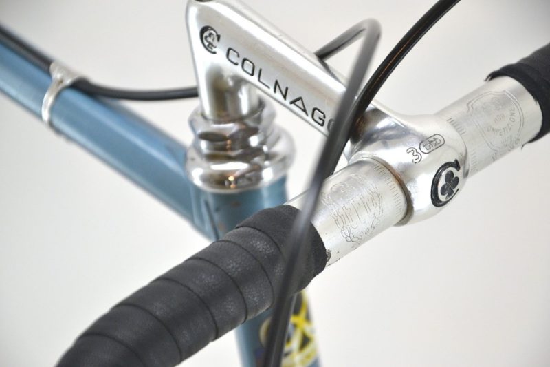 Vintage Colnago Super 1975 Road Bike Light Blue