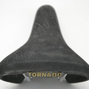Iscaselle Tornado Black Leather Saddle NOS - Cicli Berlinetta