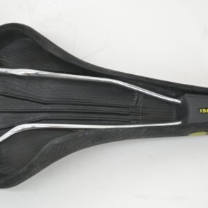 Iscaselle Tornado Black Leather Saddle NOS - Cicli Berlinetta