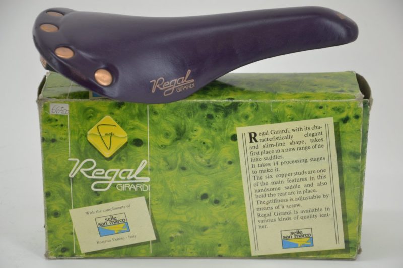 Vintage Selle San Marco Regal Purple Saddle