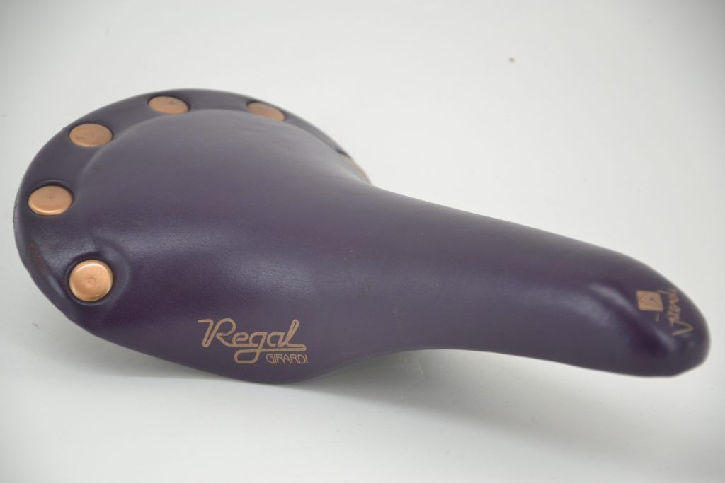 Selle San Marco Regal Girardi Purple Saddle 80's - Cicli Berlinetta