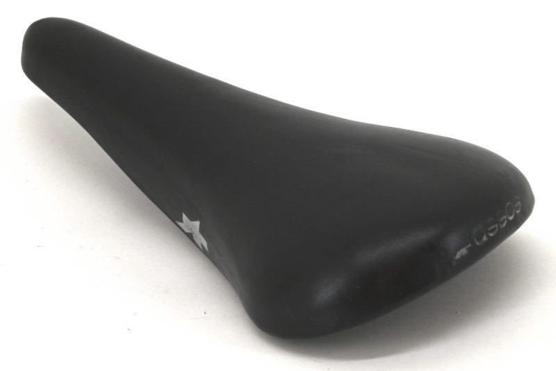 Assos Maier black leather racing Saddle from the late 1970’s