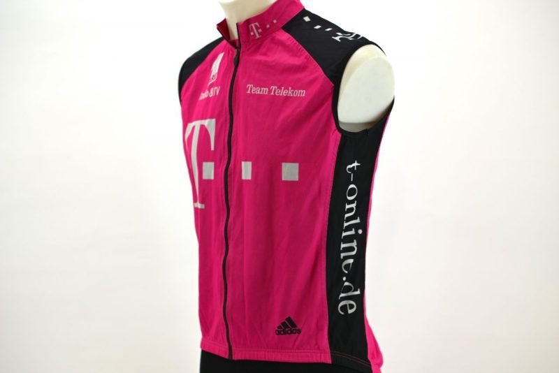 Team Telekom Adidas Hardshell Rain Vest Worn by Erik Zabel - Image 3