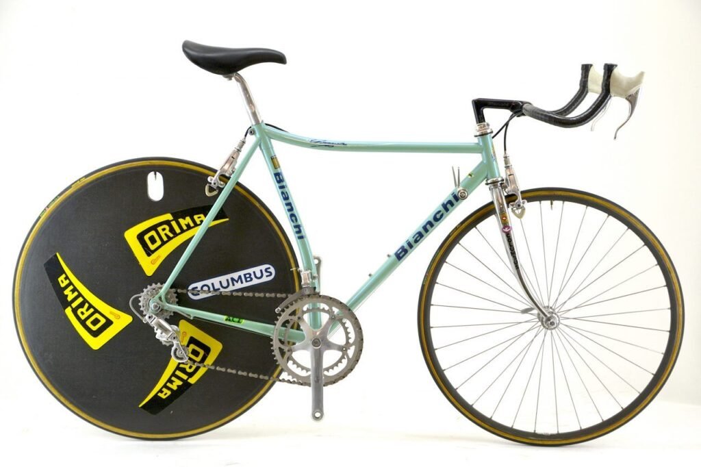 Vintage Bianchi TT Columbus El Crono C-Record Team GB-MG Maglificio Road Bike