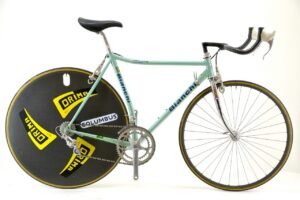 Vintage Bianchi TT Columbus El Crono C-Record Team GB-MG Maglificio Road Bike