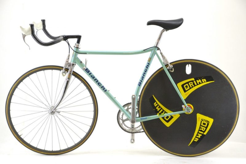Vintage Bianchi TT Columbus El Crono C-Record Team GB-MG Maglificio Road Bike