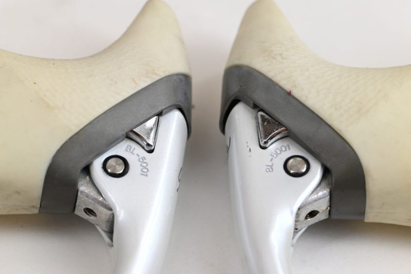 Vintage Shimano Sante Aero Brake Levers Pearl White BL-5001
