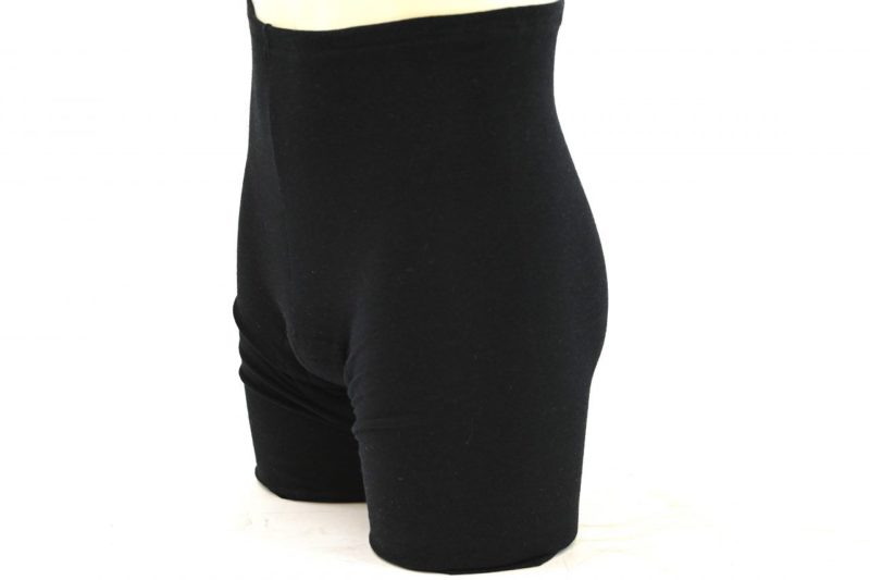 Vintage Black Merino Wool Cycling Shorts by Sergal NOS