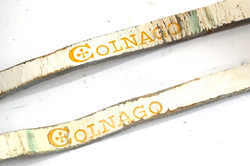 Vintage Colnago Leather Toestraps White