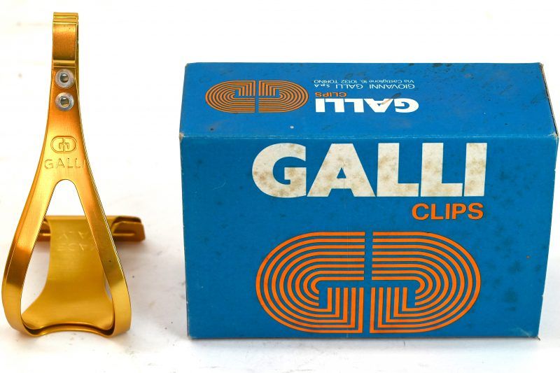 Vintage Galli Al Medio Oro Toeclips Gold NOS
