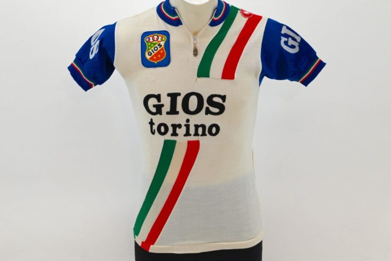 Vintage Gios Torino Wool Cycling Jersey by Castelli NOS
