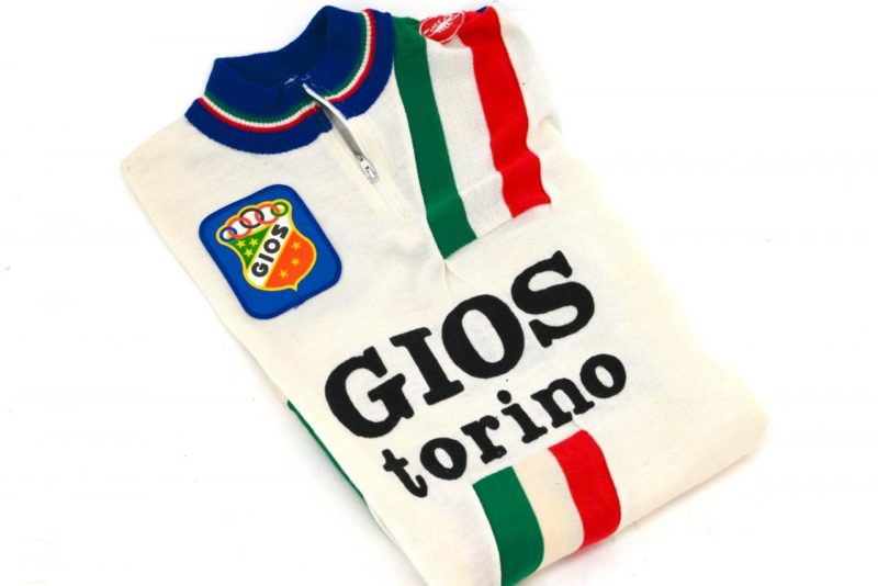 Vintage Gios Torino Wool Cycling Jersey by Castelli NOS