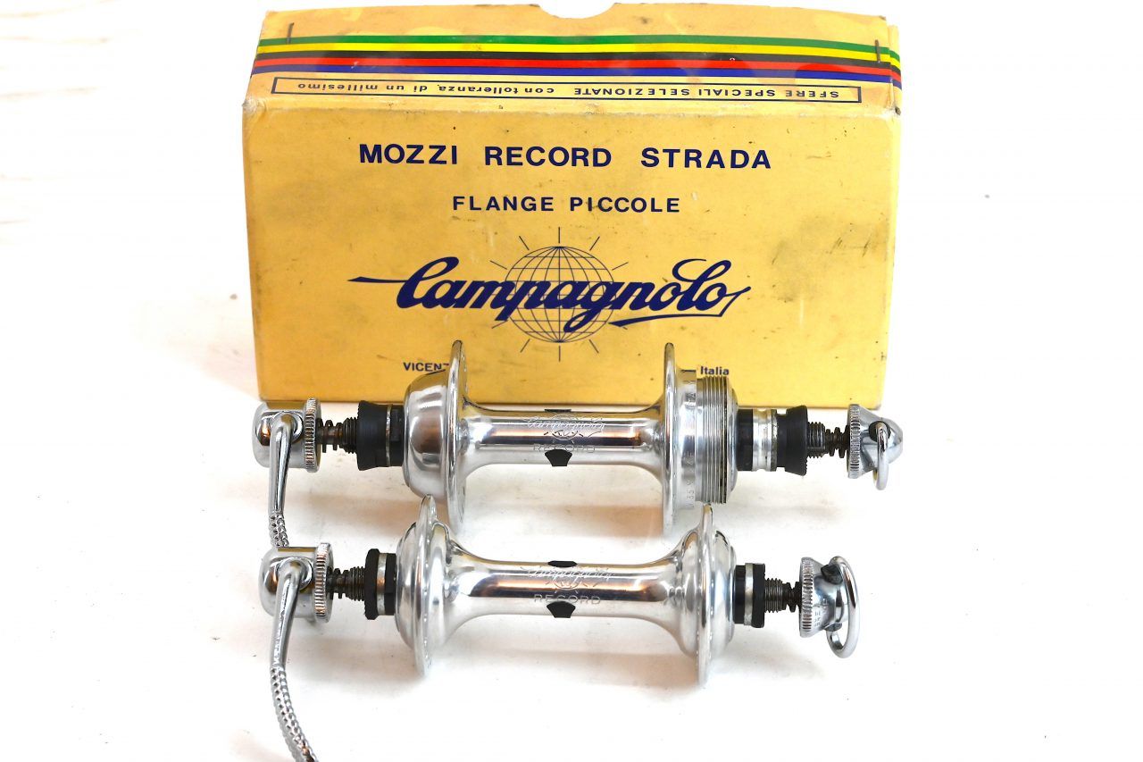 Vintage Campagnolo Low Flange Record Hubs 36 Holes NOS