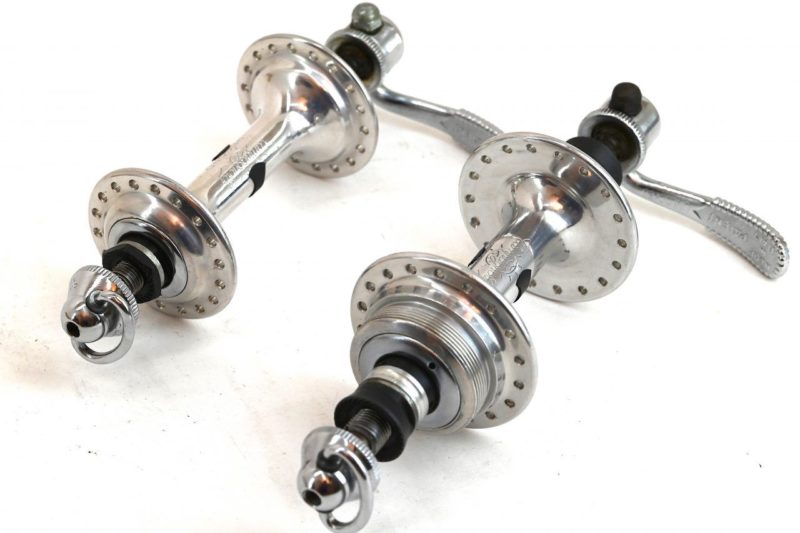 Vintage Campagnolo Low Flange Record Hubs 36 Holes NOS