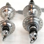 Vintage Campagnolo Low Flange Record Hubs 36 Holes NOS