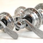 Vintage Campagnolo Low Flange Record Hubs 36 Holes NOS
