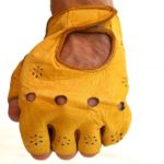 Vintage Leather Cycling Gloves NOS