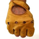 Vintage Leather Cycling Gloves NOS