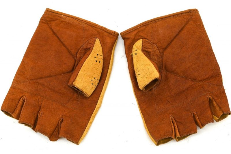 Leather Cycling gloves 70s NOS - Image 5