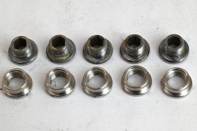 Vintage Campagnolo Pista Chainring Bolts