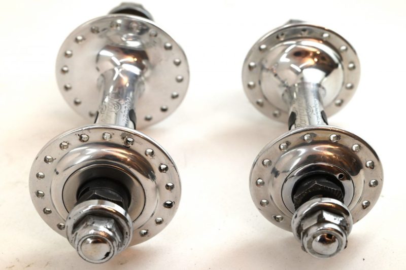 Vintage Campagnolo Low Flange Pista Hubs 28/32 Holes