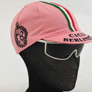 Cicli Berlinetta Pink Cycling Cap "Giro Stripe"