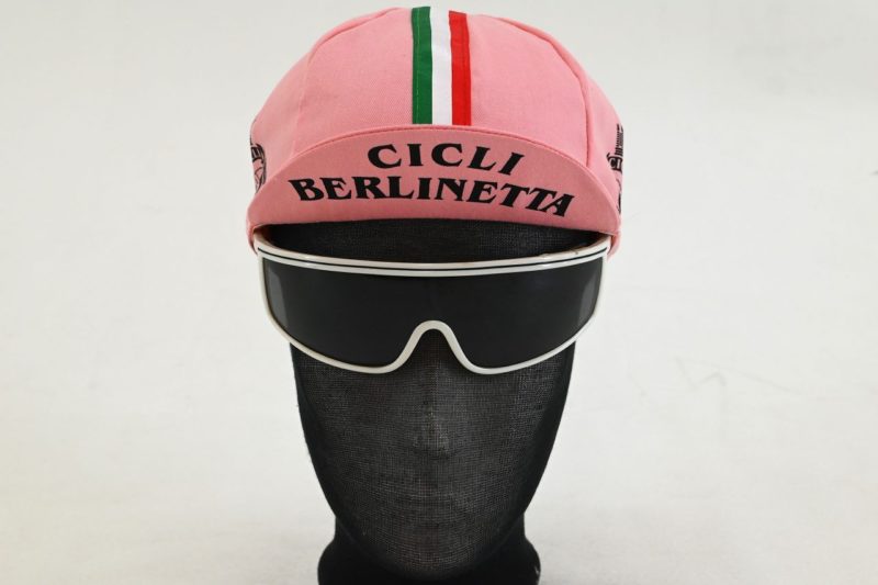 Cicli Berlinetta Pink Cycling Cap "Giro Stripe"