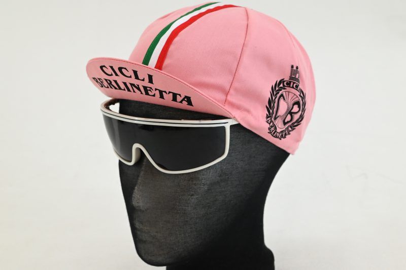 Cicli Berlinetta Pink Cycling Cap "Giro Stripe"