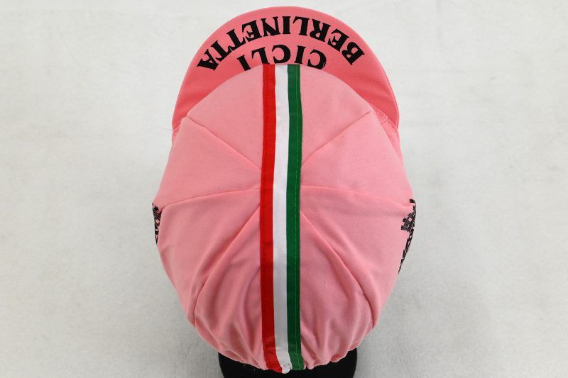 Cicli Berlinetta Pink Cycling Cap "Giro Stripe"