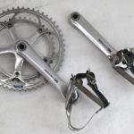 Vintage Shimano Dura Ace AX Crankset with Pedals