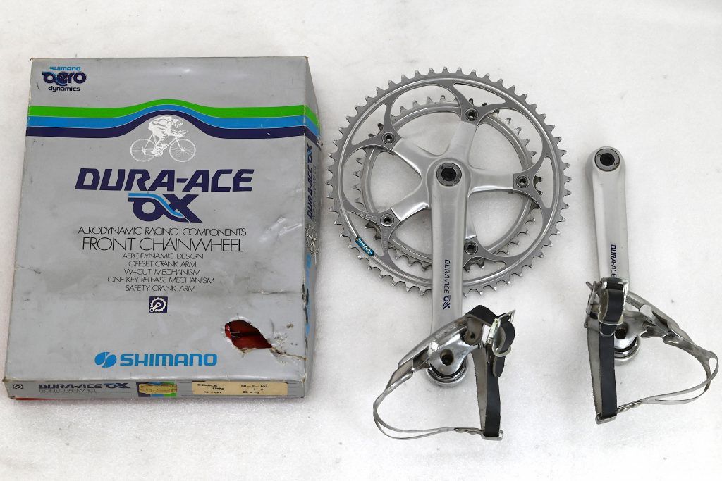 Shimano Dura Ace AX Crankset with Pedals 170mm - Cicli Berlinetta