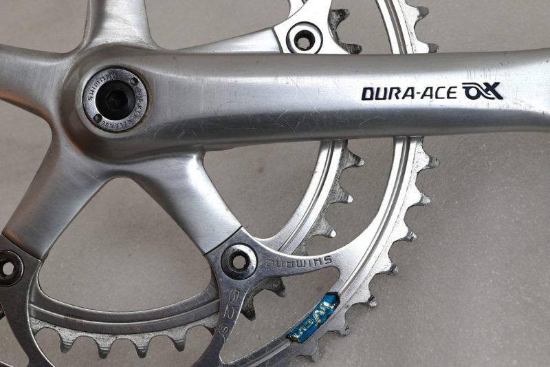 Vintage Shimano Dura Ace AX Crankset with Pedals