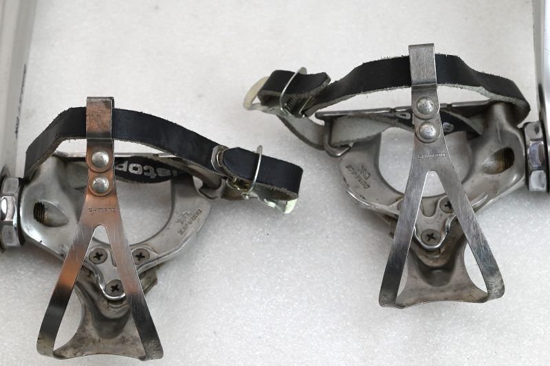 Vintage Shimano Dura Ace AX Crankset with Pedals