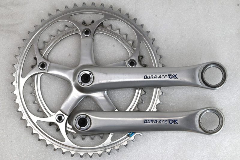 Vintage Shimano Dura Ace AX Crankset with Pedals