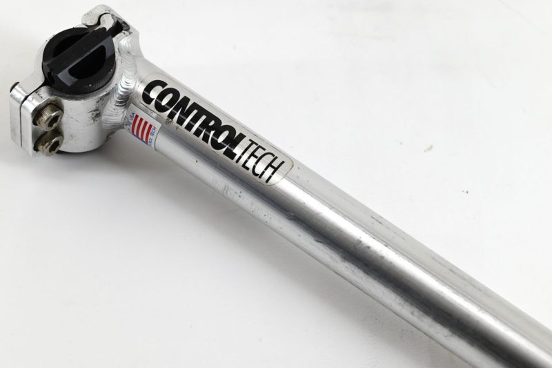 Vintage Control Tech 1990s Silver Seatpost