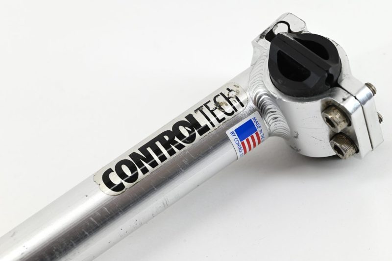 Vintage Control Tech 1990s Silver Seatpost