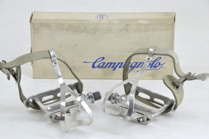 Campagnolo Croce d'Aune Pedals with Toe-clips and Straps