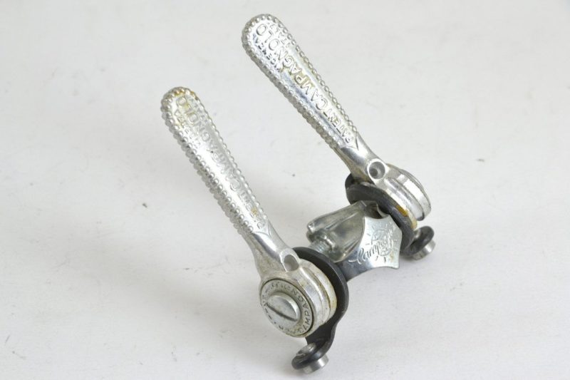 NOS Campagnolo Gran Sport Shifting Levers with Clamp and Cables - Image 4
