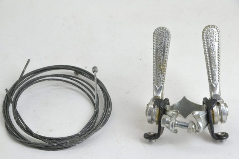 NOS Campagnolo Gran Sport Shifting Levers with Clamp and Cables - Image 5