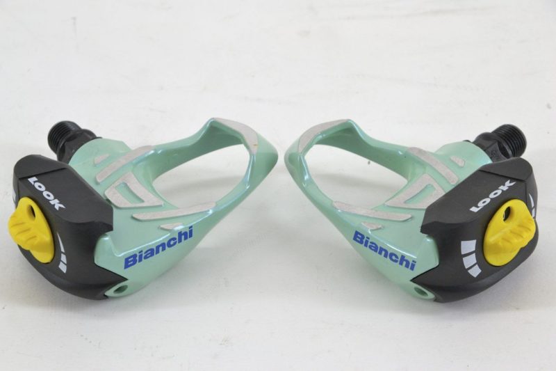 NOS Look ARC Delta Pedals Bianchi Celeste - Image 2